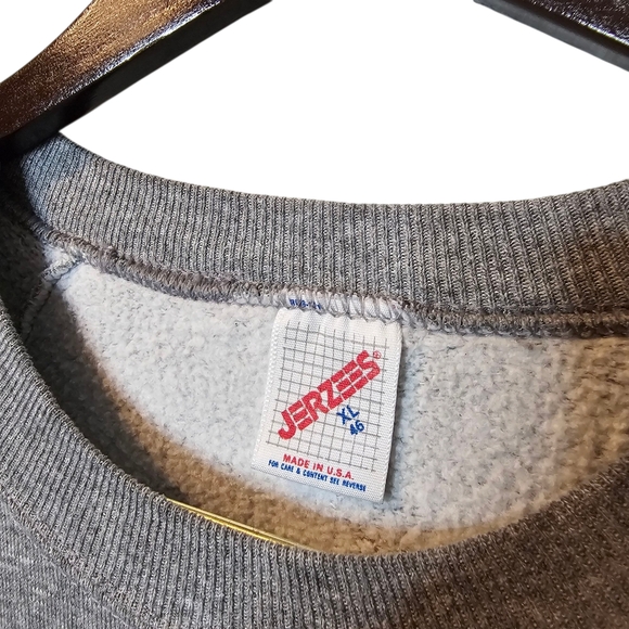 Vintage 1989 Willserve Heavyweight Crewneck Sweatshirt - Made in USA - Retro - Picture 4 of 6